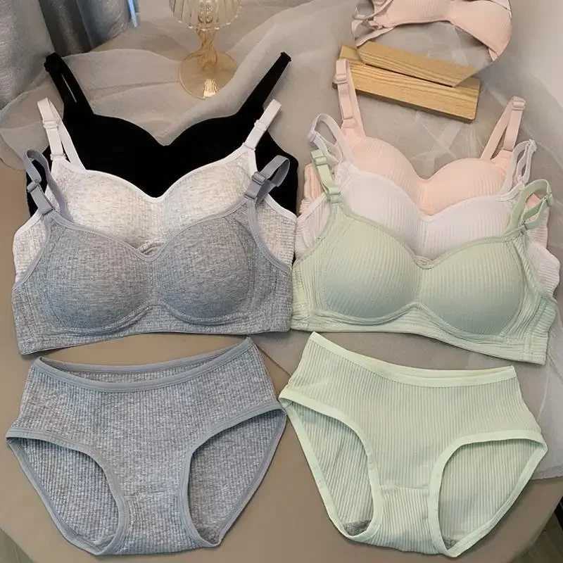 Bralette Triangle Set - Mulheres sem costura conjuntos de sutiã