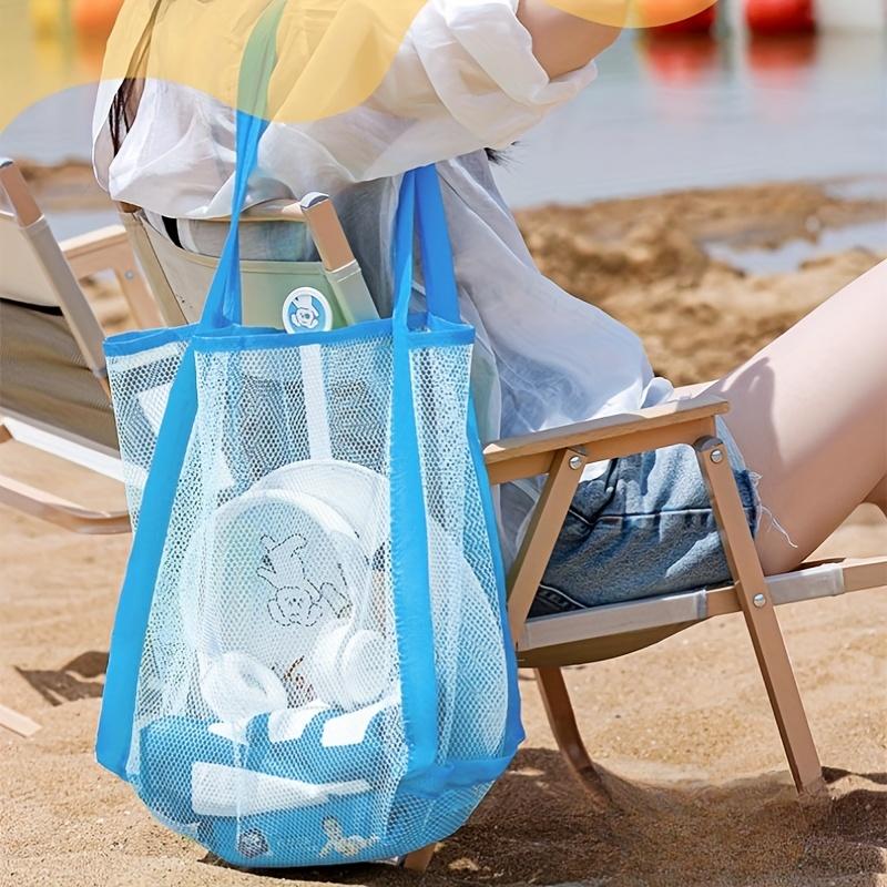 Tote Bag Beach - Bolsa de Praia Grande em Malha