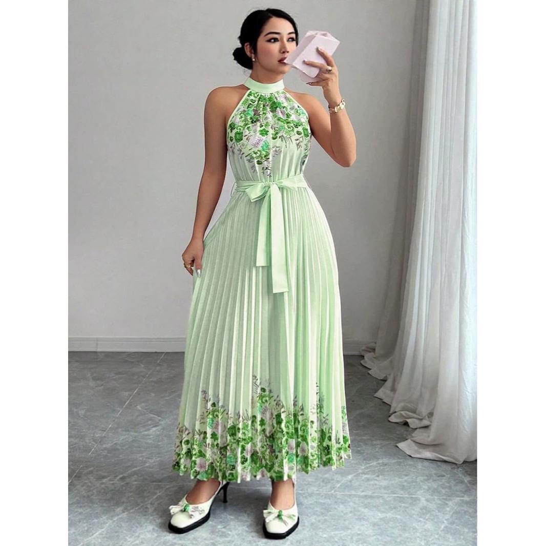 Vestido Midi Longo Elegante co - Midi Skirt Floral avaliação e preço