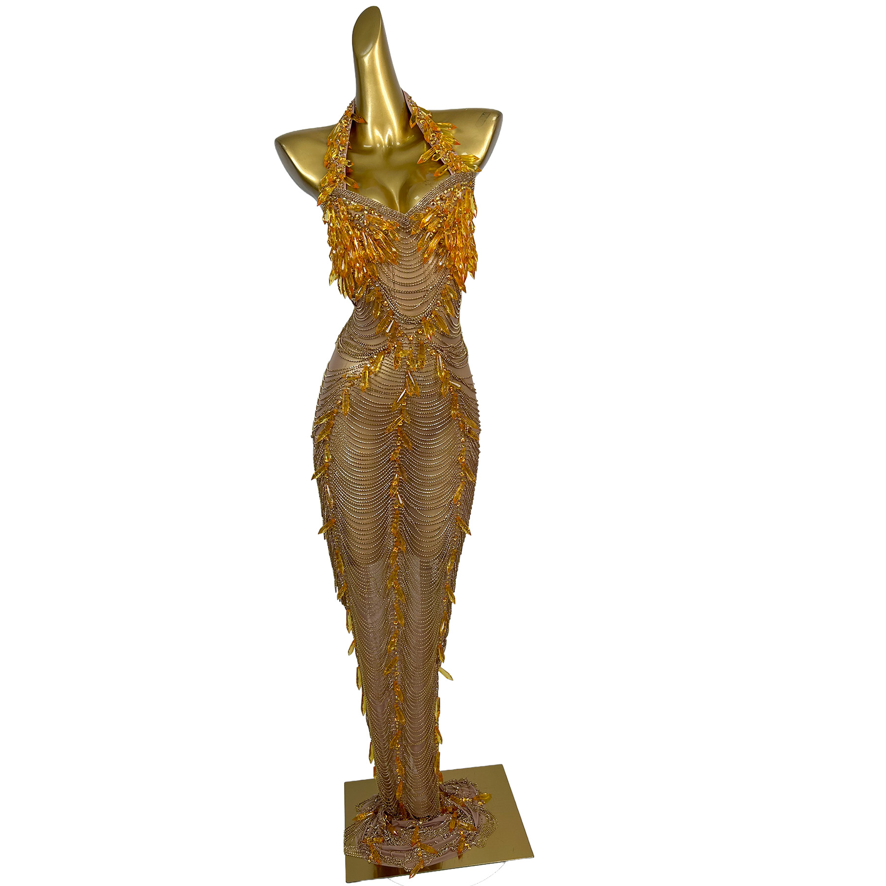 Vestido Maxi de Festa para Mul - Maxi Dress Halter avaliação e preço