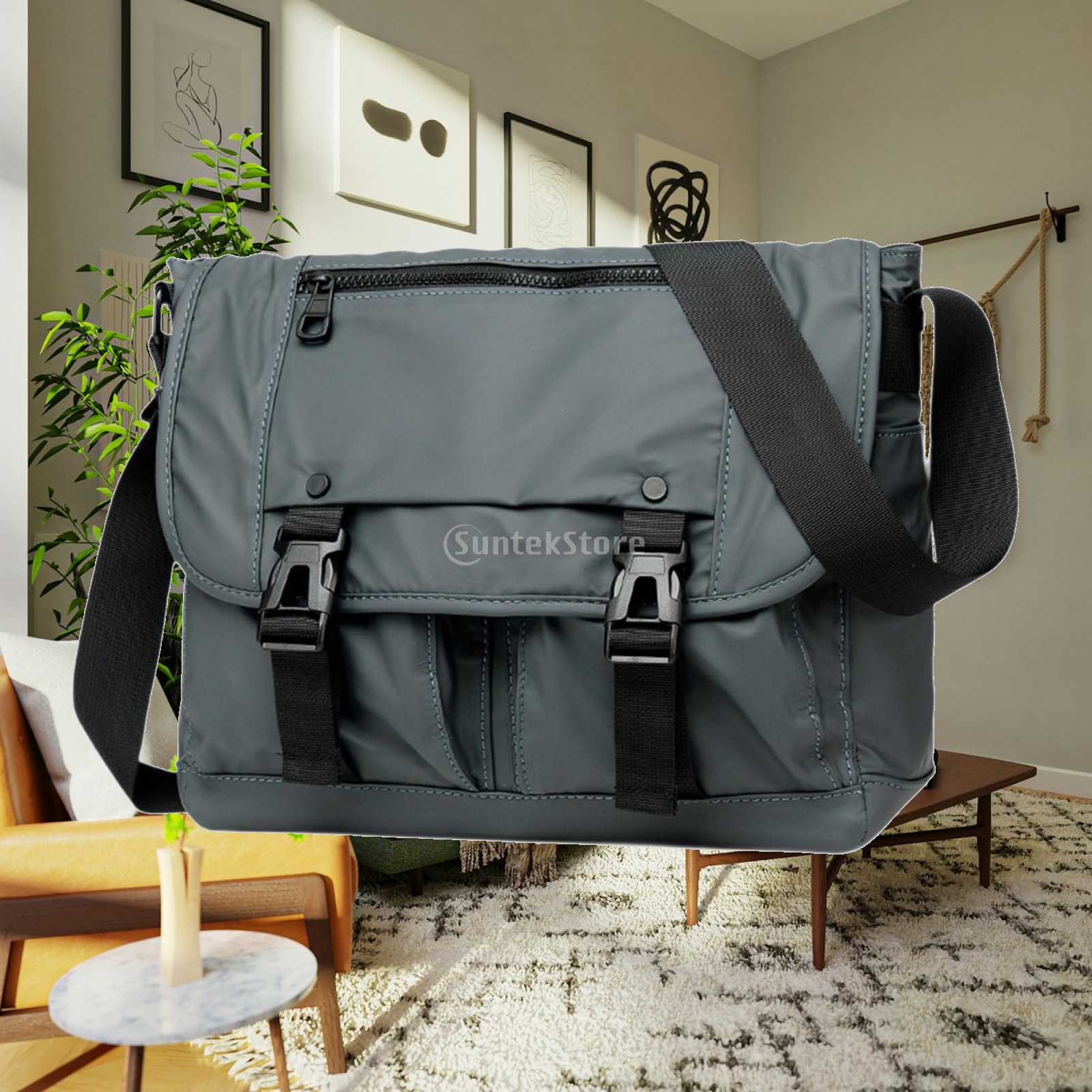 Bolsa Mensageiro Multicamadas  - Tote Bag Beach avaliação e preço