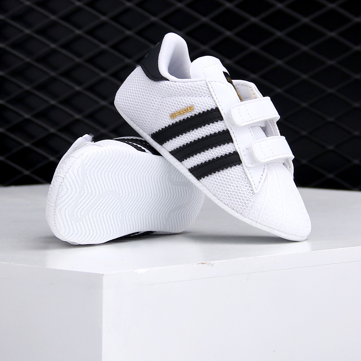 Adidas genuíno SUPERSTAR CRIB  - Adidas Shoes Superstar avaliação e preço
