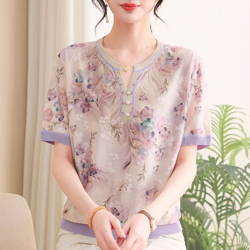 Blusa Casual Feminina Elegante - Romper Floral Print avaliação e preço