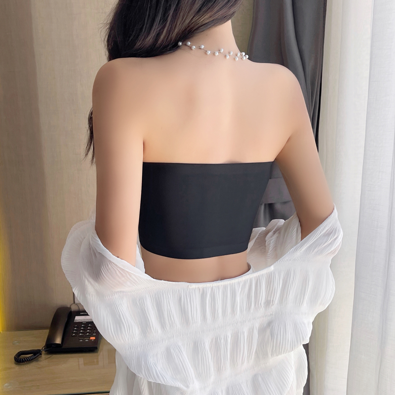 Uma peça sexy tubo topos femin - Bralette Triangle Set avaliação e preço