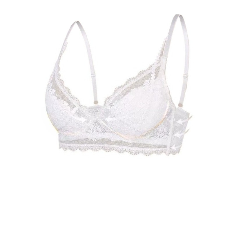 Sutiã feminino elegante com re - Bralette Triangle Set avaliação e preço