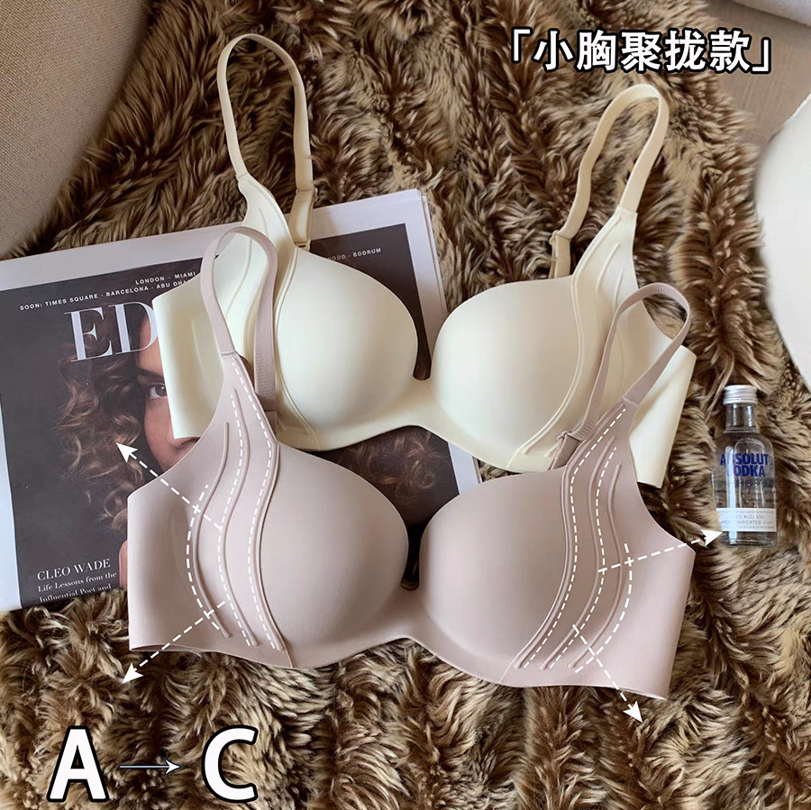Sutiã push up sem fio para pei - Bralette Triangle Set avaliação e preço