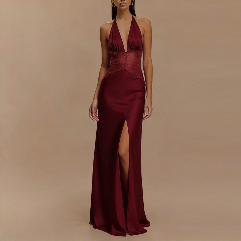 Vestido Maxi Sexy Rosa de Ceti - Maxi Dress Halter avaliação e preço