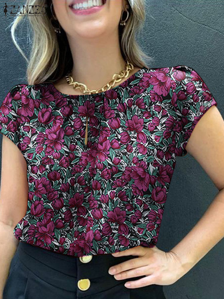 ZANZEA-Blusa estampada floral  - Romper Floral Print avaliação e preço